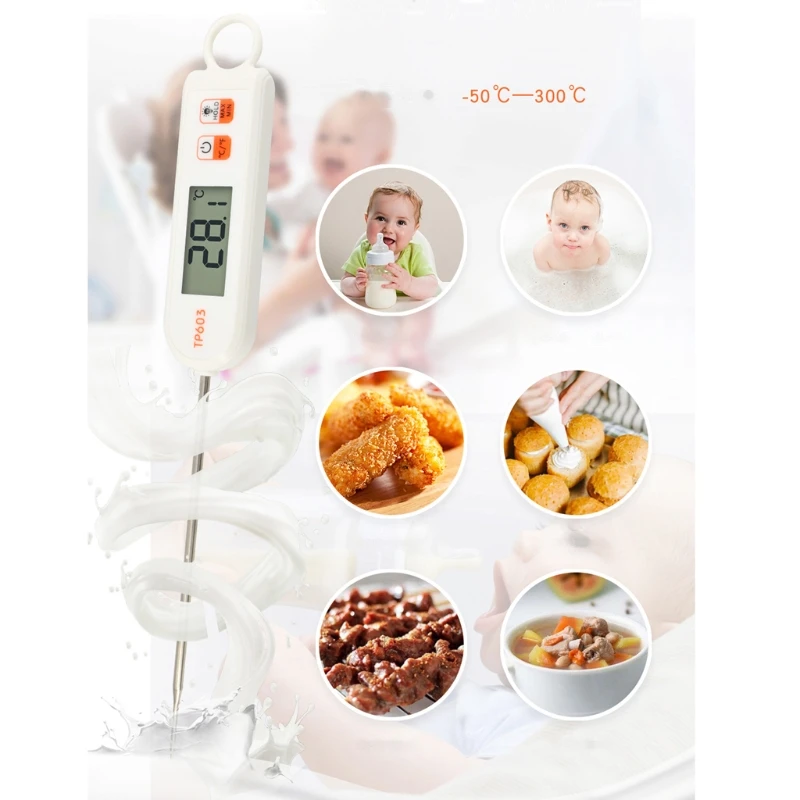 

K1KA Digital Kitchen Thermometer For Oven Beer Meat Cooking Food Probe BBQ Electronic Oven Household Temperature Detector Too