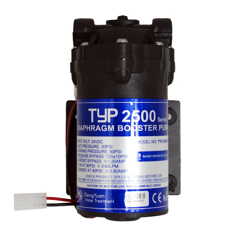 24 В 50 галлонов в сутки RO насос для усиления напора воды с обратным осмосом код 328