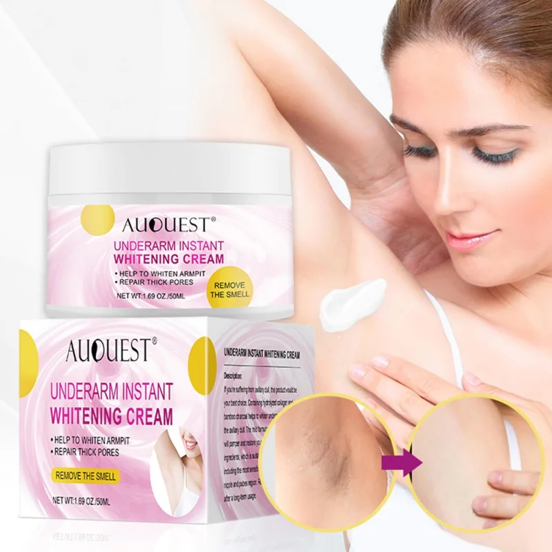 

50ml Armpit Whitening Cream Between Legs Knees Private Parts White Skin Beauty Products Body Whiting Cream