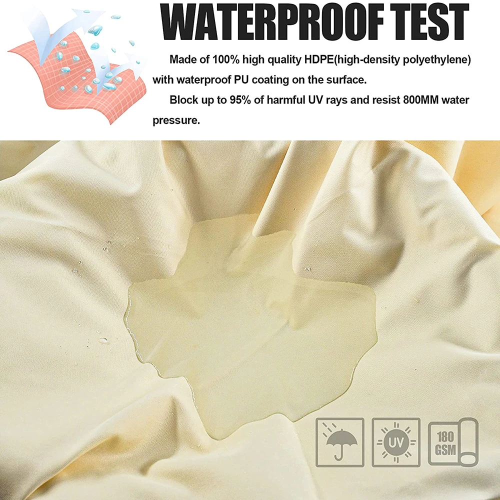 Водонепроницаемый тент из ткани Оксфорд с защитой от УФ-лучей Солнцезащитный