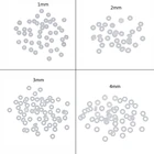 100 шт., силиконовые резиновые заглушки для браслетов