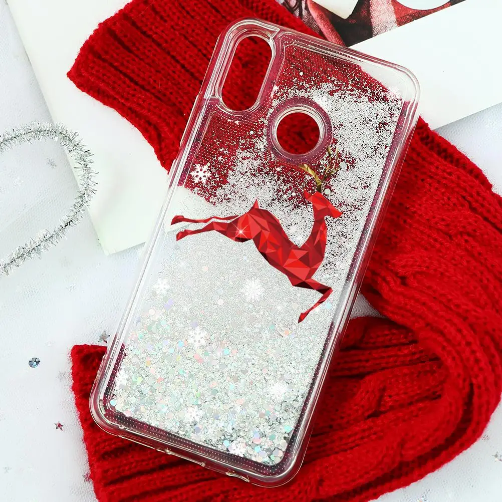 sd1hlfei Блестящий песок чехол для huawei P30 P20 mate 20 10 Pro Lite P Smart P10 Plus Honor 10 20 8X 7A Pro Lite Рождество чехол - Цвет: sd1hlfei