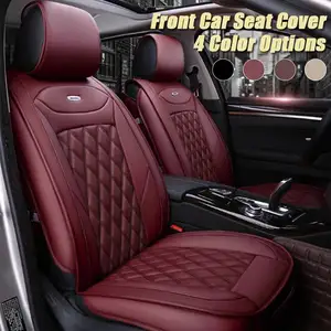 pu leather faux leather car seat cover set universal auto seat covers for cars fit for most suv protector mat car accessories free global shipping