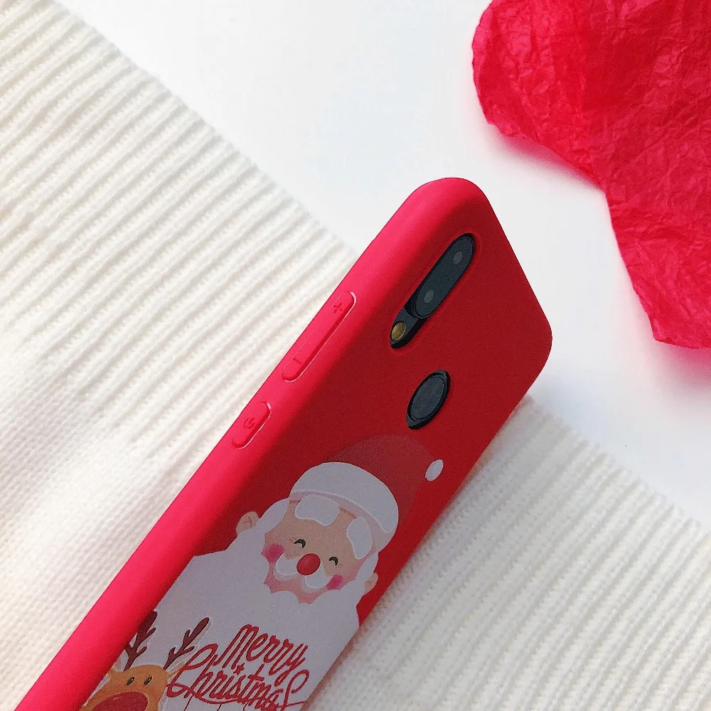 Рождество противоударный чехол для Xiaomi Redmi Note 8 7 Pro Чехол для Xiaomi 9T 9 SE 8 A3 A2 A1 Lite CC9E Redmi K20 5 6 7A задняя крышка