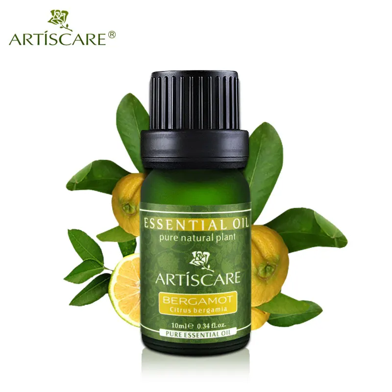 ARTISCARE 100% чистый Бергамот Эфирное масло 10 мл чистая кожа и контроль масла Уход за