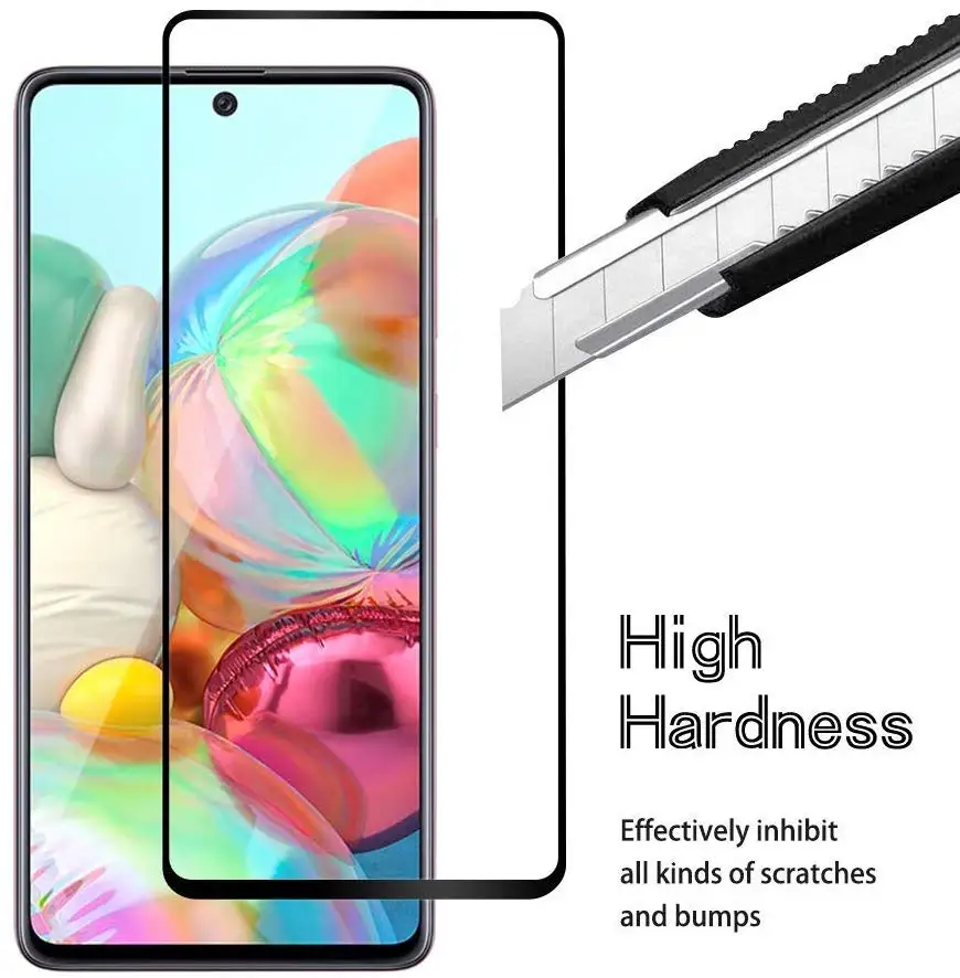 

10pcs 2 In1 for Samsung Galaxy M31 A51 A71 5G M11 A21 A31 A41 A11 2020 Screen Protector Tempered Glass Camera Lens Film