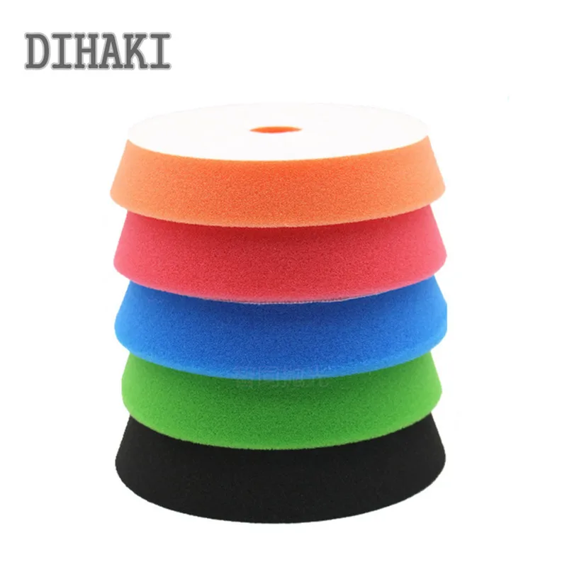

5Pcs/Set 6 Inch Sponge Car Wash Polishing Pad Wheel Polishing Disc Grinding Car Polishing Sponge For Car Polisher Machine