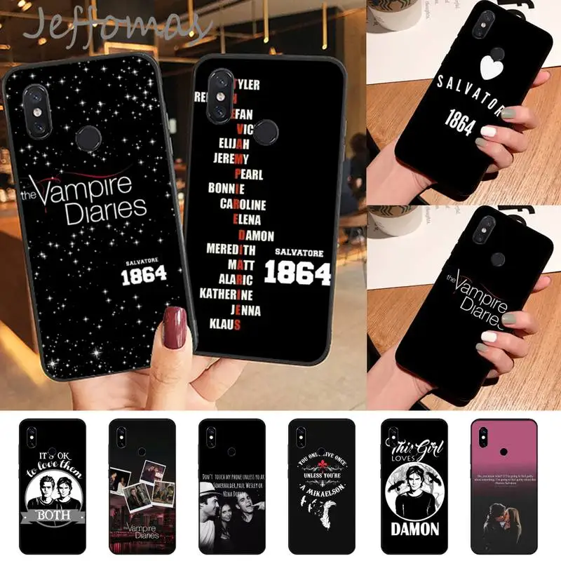 Чехол для телефона с изображением дневников вампира Стефана Деймона Сальватора