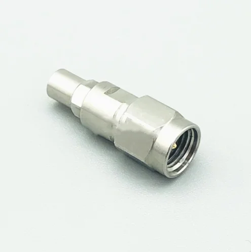 Adaptador de prueba de onda de acero inoxidable, SMP macho a macho de 2,92mm, de alta frecuencia, DC-26.5G-0