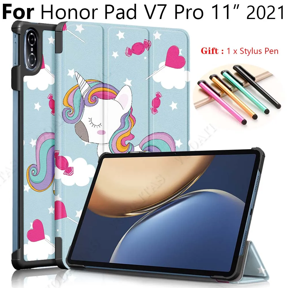 

Tablet Cover For Honor Pad V7 Pro 11 inch Case Magnetic Folding Protective Cover for Funda Huawei Honor V7 Pro BRT-W09 Case