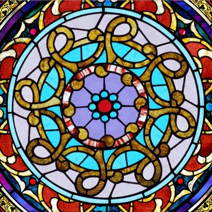 

Витражная пленка для окон Yesmet, матовая, ПВХ