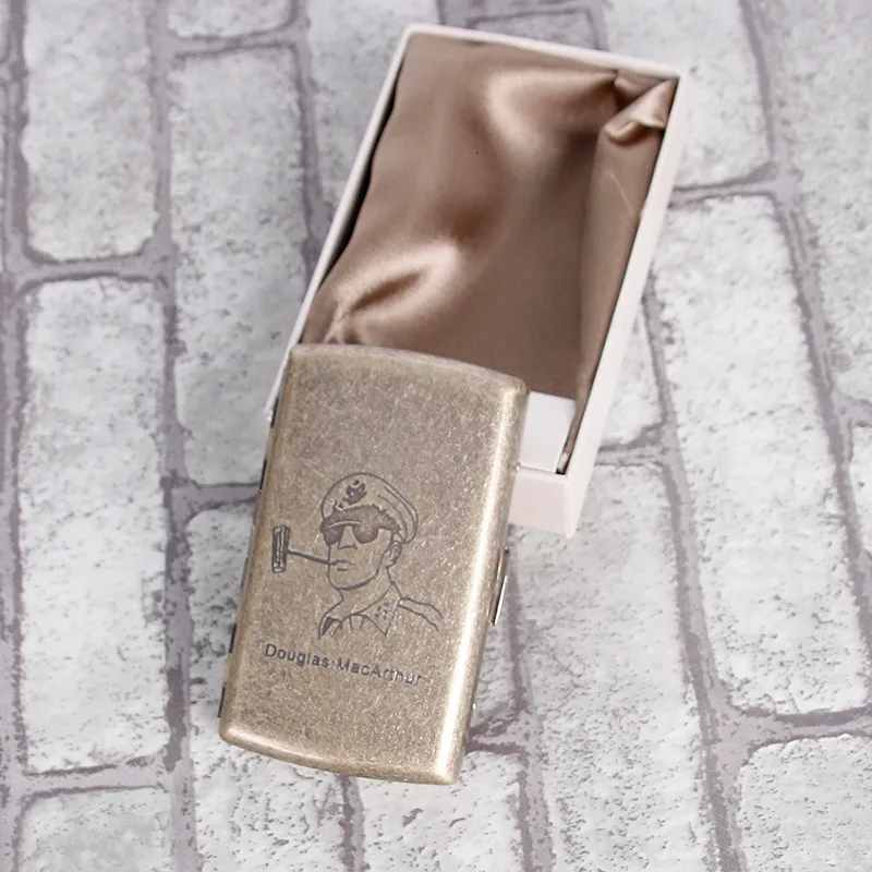 Для Мужчин's Карманный портсигар персонализированные 12 палочки Винтаж