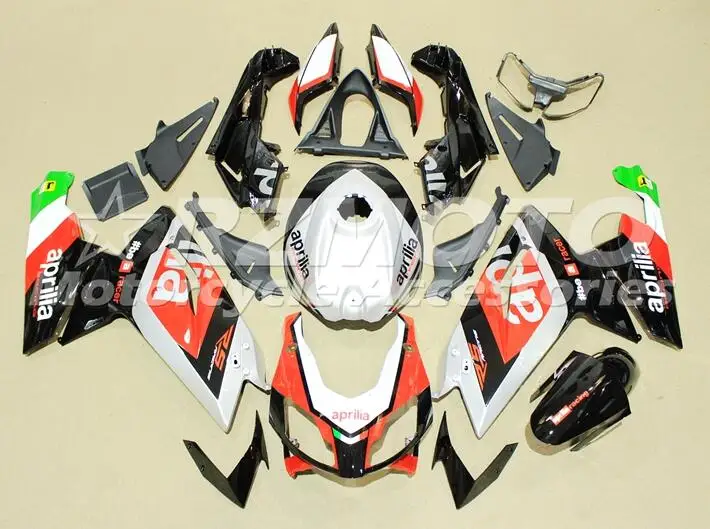 

Injection Mold New ABS whole Fairings Kit Fit Aprilia RS4 50 125 RS125 2006 2007 2008 2009 2010 2011 Bodywork set silver red