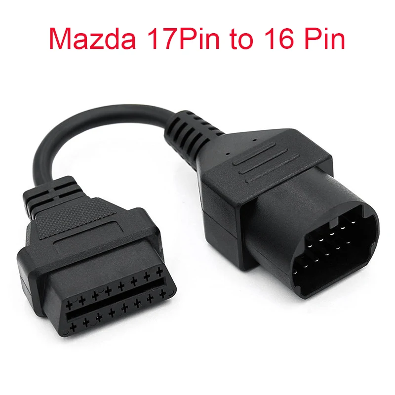 

For Mazda 17Pin to 16Pin OBD 2 OBD2 Cable Diagnostic Adapter Connector for Mazda 17 Pin to 16 Pin Scanner Code Connectors
