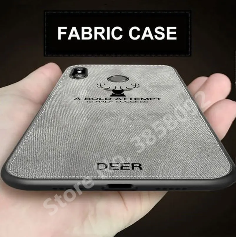 Cloth Frabic Texture Phone Case For Xiaomi Mi 9 9SE 8 A1 A2 Lite 5X 6X Redmi 6A 6 Pro Redmi Note 7 6 5 Pro Soft Edge Cover Shell
