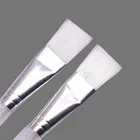 10 шт., кисти для рисования акварелью, прозрачные цветные плоские наконечники, кисти для рисования акварелью, ручка для школы, канцелярские принадлежности