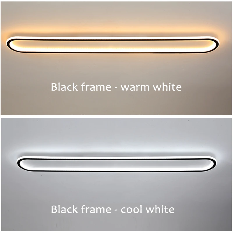 $34.83 Modern LED Ceiling light 120CM 100CM Large Ceiling lamp For Living room Bedroom Dining room Kitchen Corridor Lights Black&Gold