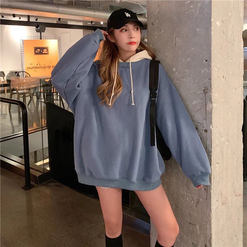 Женские толстовки пуловер поддельные два свитера смешанные цвета Осень-зима с