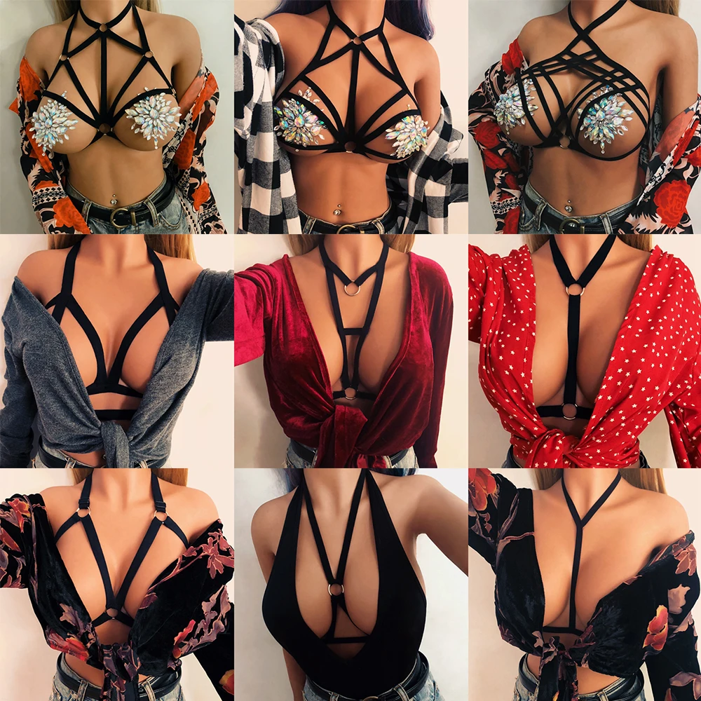 Женское сексуальное нижнее белье полый бюстгалтер без косточек Бандаж