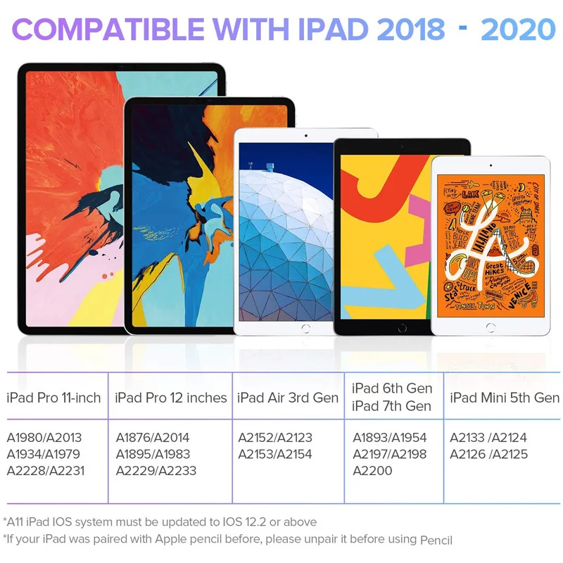 Емкостный стилус для сенсорного экрана iPad карандаш рисования сенсорная ручка Apple