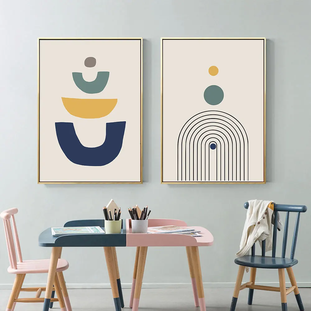 Серебристое настенное Искусство Холст Картина печатный плакат с абстрактными