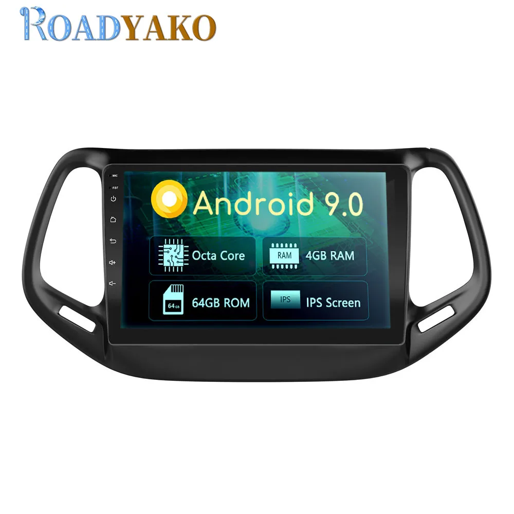 Автомагнитола 2 Din 10 1 дюйма Android для Jeep cherokee 2017 2019|Автомагнитолы| |