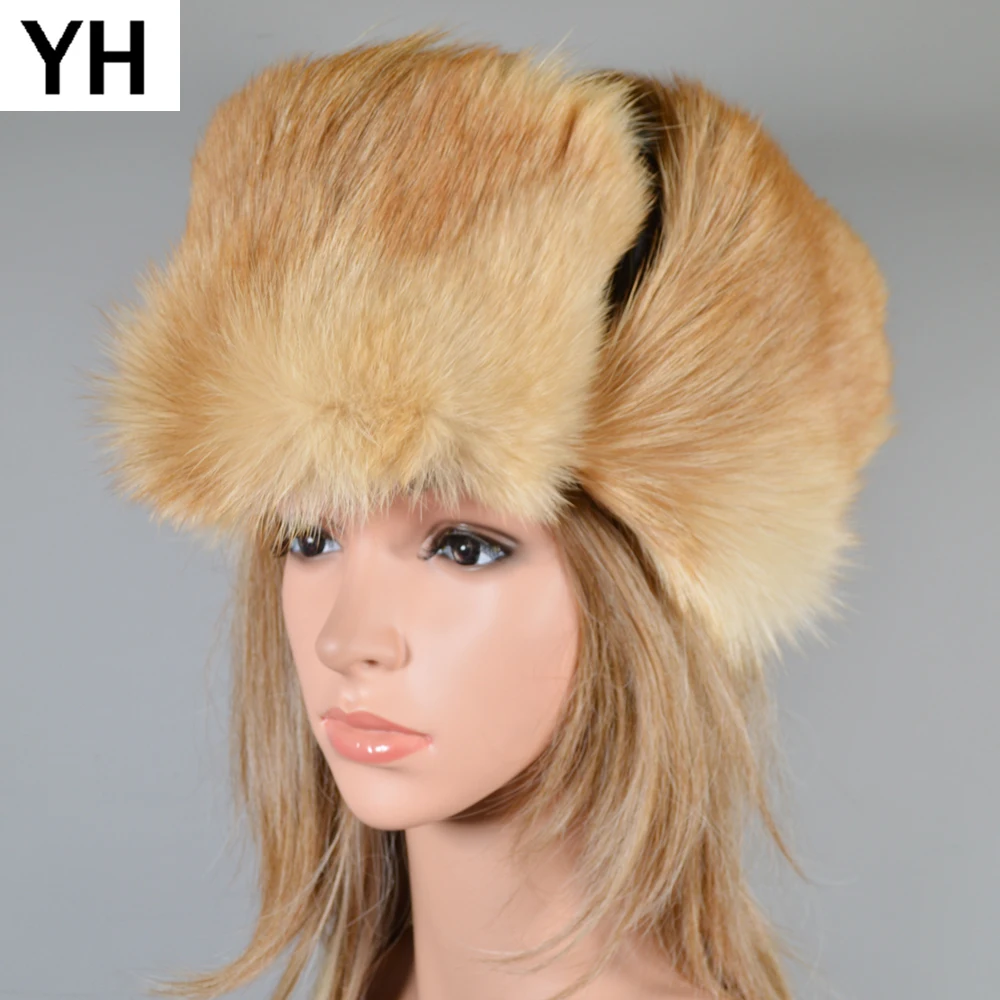 Новинка 2020 стильная женская шапка из натурального меха собаки зимние