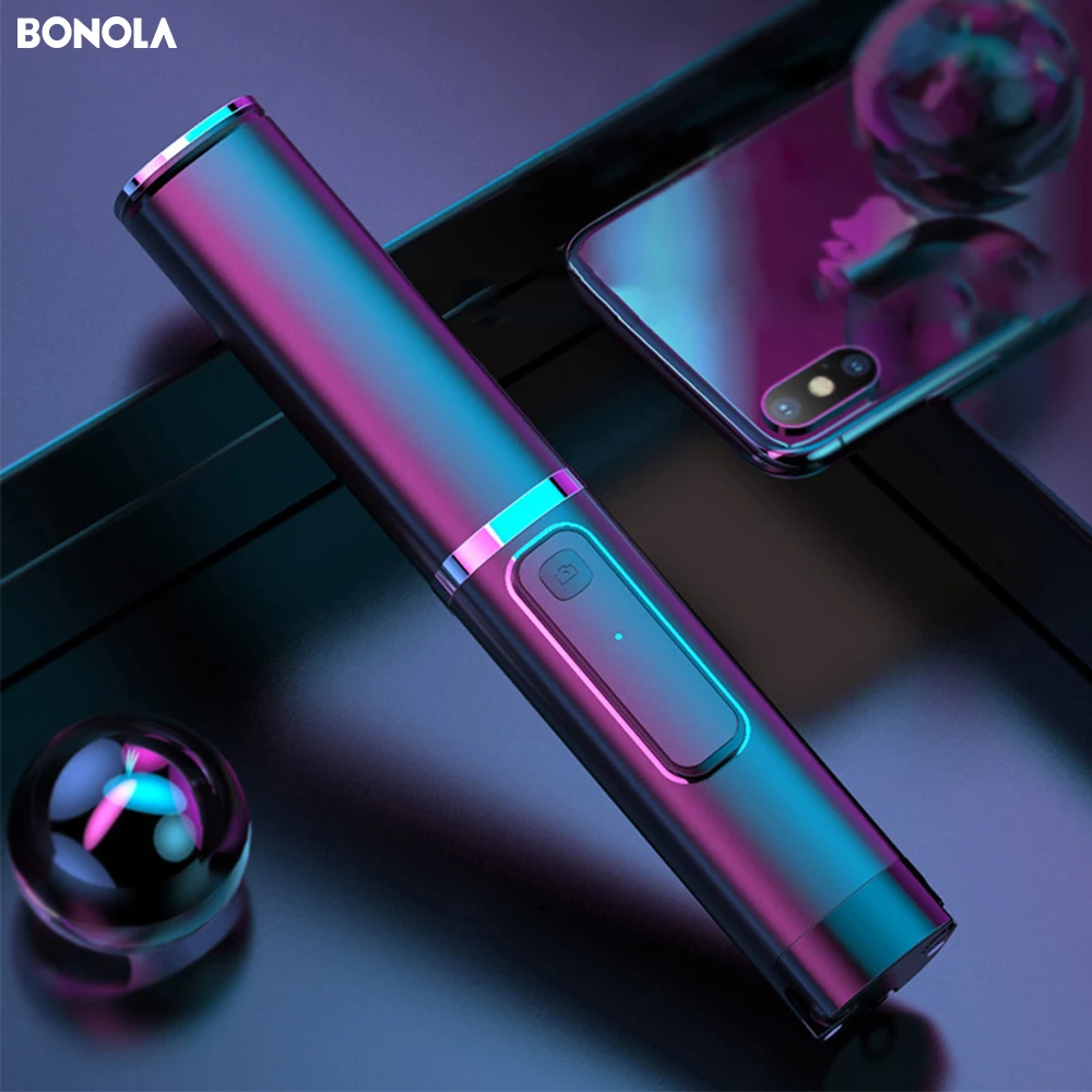 Скрытый штатив селфи-палка для Huawei P30/Samsung/Xiaomi Bluetooth 90 см растягивающаяся iPhone Xs/8 |