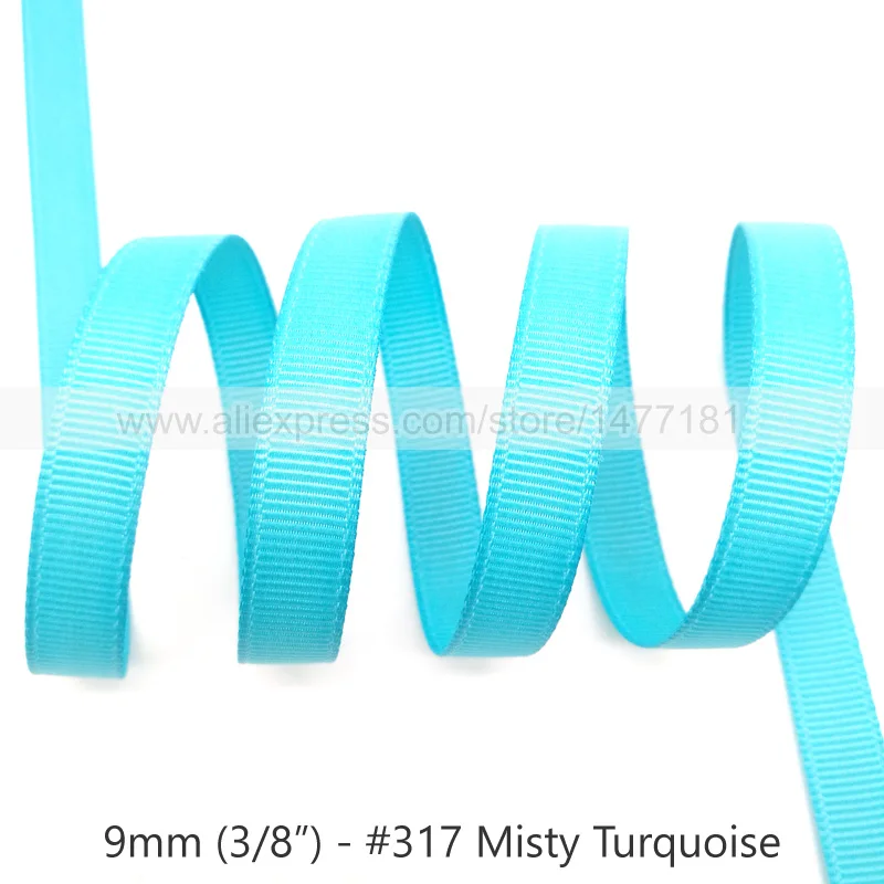 317 Misty Turquoise 20 ярдов) 3/" 9 мм корсажная лента белого, черного, розового, красного, зеленого, фиолетового цветов корсажная лента полиэстер лента для рукоделия - Цвет: 317 Misty Turquoise
