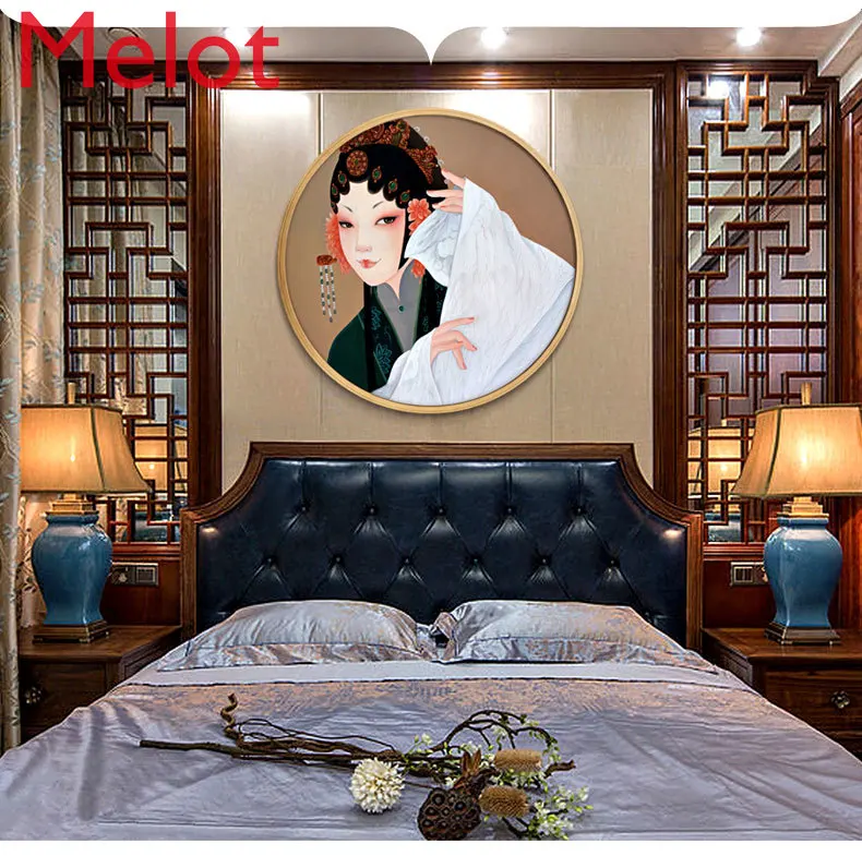 

New Chinese Portrait Decorative Painting Drama Traditional Opera Peking OperaFacialMakeupHangingPaintingExhibition Hall Painting