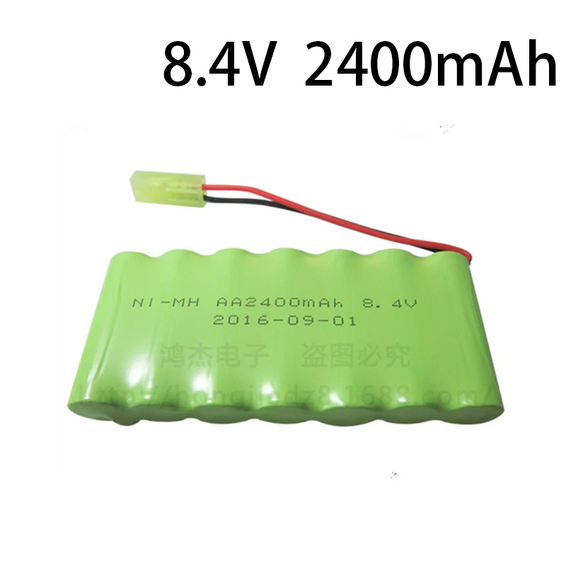 Никель металлогидридный Аккумулятор AA 8 4 в 2400 мАч батарейный блок для