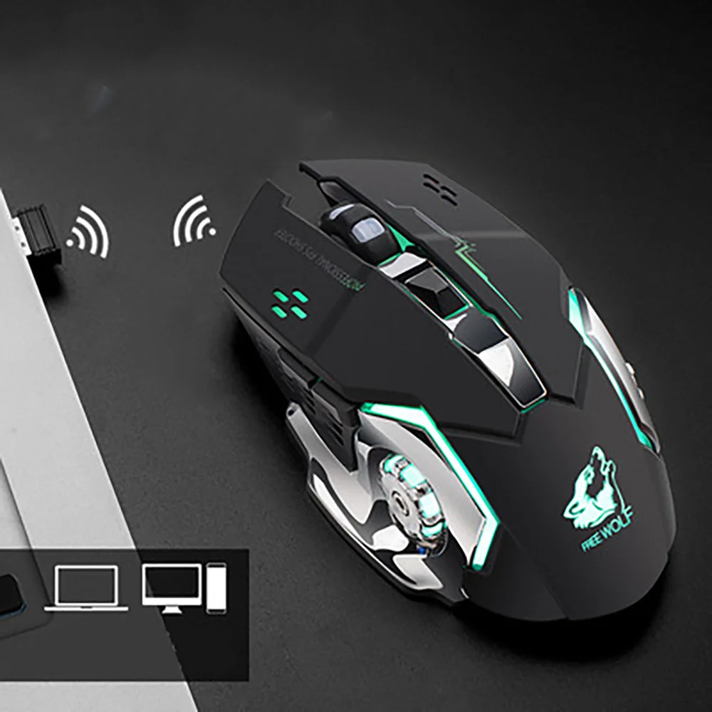 

1Pc Wireless Gaming USB Cahrging High Performance Optical