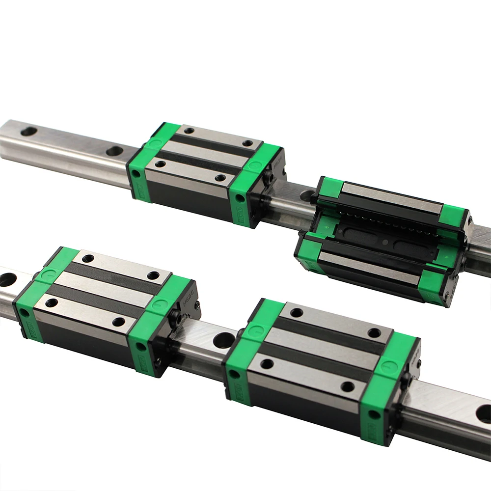 HGR20 HGR15 Square Linear Guide Rail 2pc+4pcs HGH20CA/HGW20CC HGH15CA Flang Slide Block Carriages For CNC Router Engraving | Обустройство