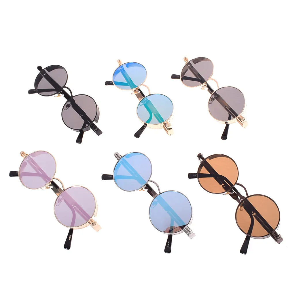 Солнцезащитные очки Мужские поляризационные в стиле стимпанк зеркальные