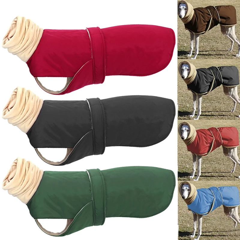 Водонепроницаемая куртка для собак зимняя теплая хлопковая одежда домашних