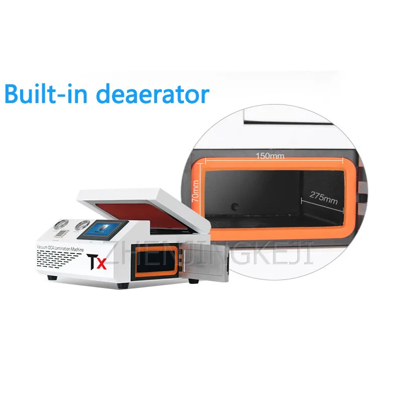 220v platen press fit defoaming integrated machine oca curved surface fit equipment vacuum hot press cell phone screen refurbish free global shipping