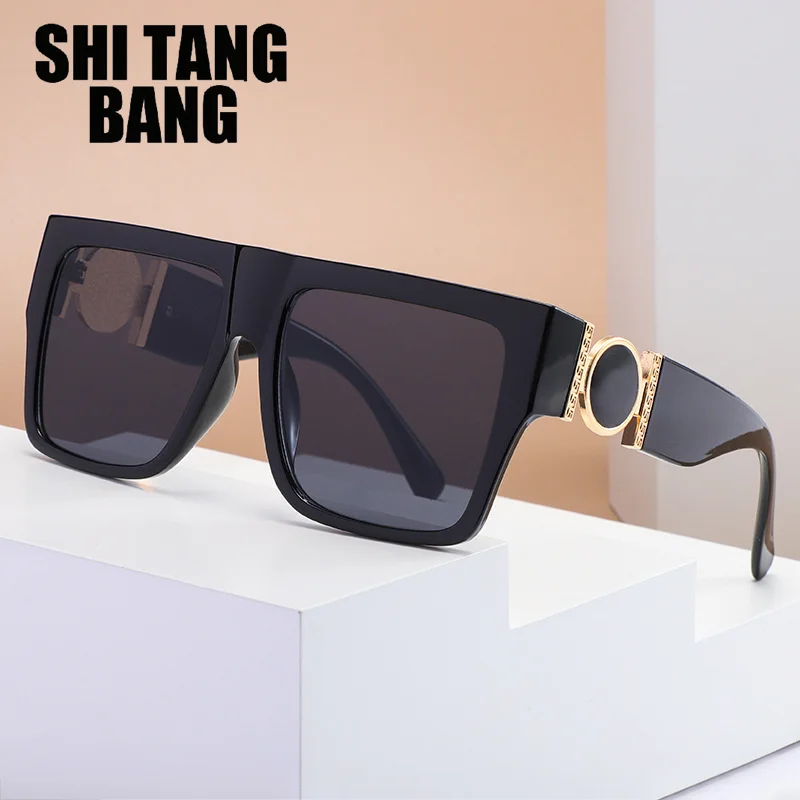 

2022 New Square Sunglasses Women Brand Luxury Retro Black Oversized Female Sun Glasses High Quality Vintage Eyewear Lady Oculos