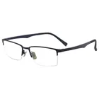 Металлические Полуободковые очки, гибкие очки, модные очки по рецепту для близорукости, мужские очки