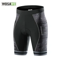 wosawe cycling shorts women silicone breathable cushion outdoor breathable stretch sports pants bicycle antiskid summer tights