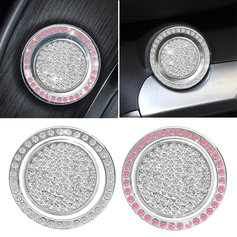 Защитная крышка с одной кнопкой для запуска декоративная наклейка автомобильные