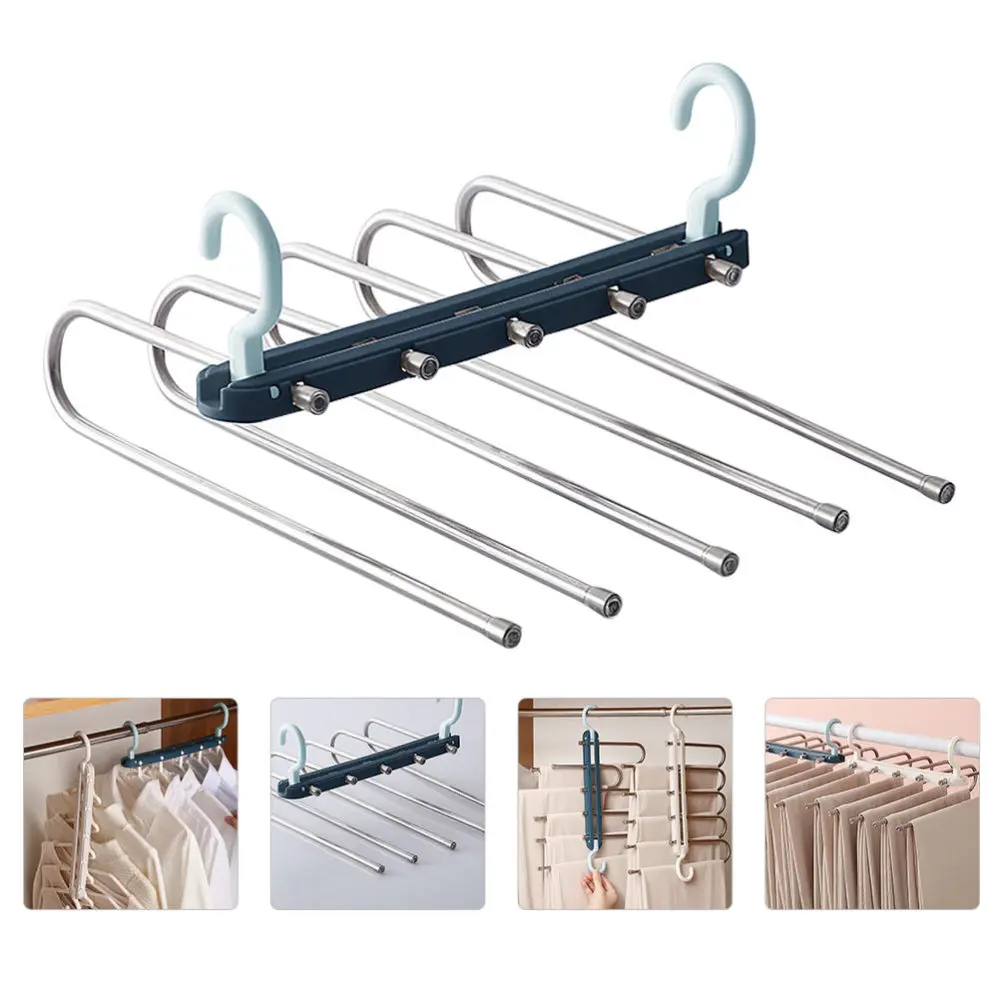 

1Pc Multi-layer Clothes Hanger Household Storage Rack Scarf Rack Wardrobe Hanger