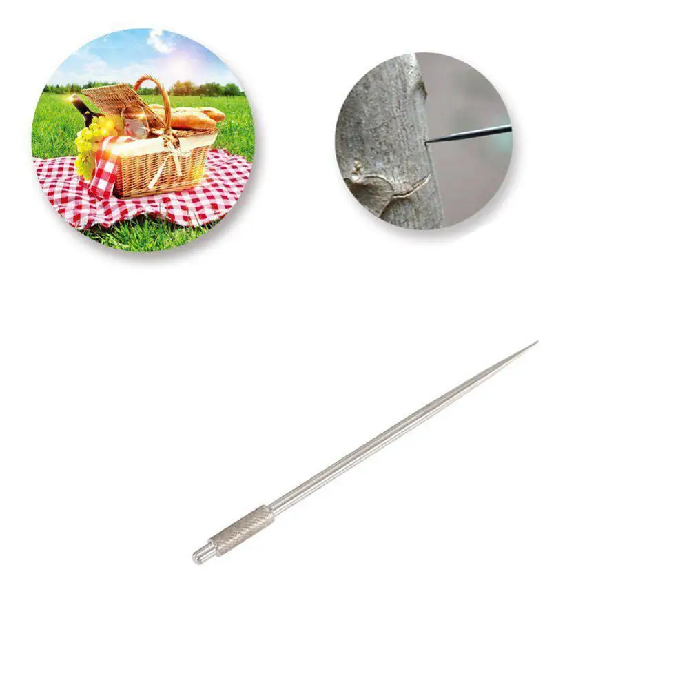 4 шт титана Открытый Edc Бутылочки Для Зубочисток фрукты вилка кемпинг инструмент