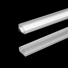 50 см U V стили светодиодный алюминиевый профиль для шкафа светильник световая балка, алюминиевый канальный кронштейн прозрачнаямолочная крышка