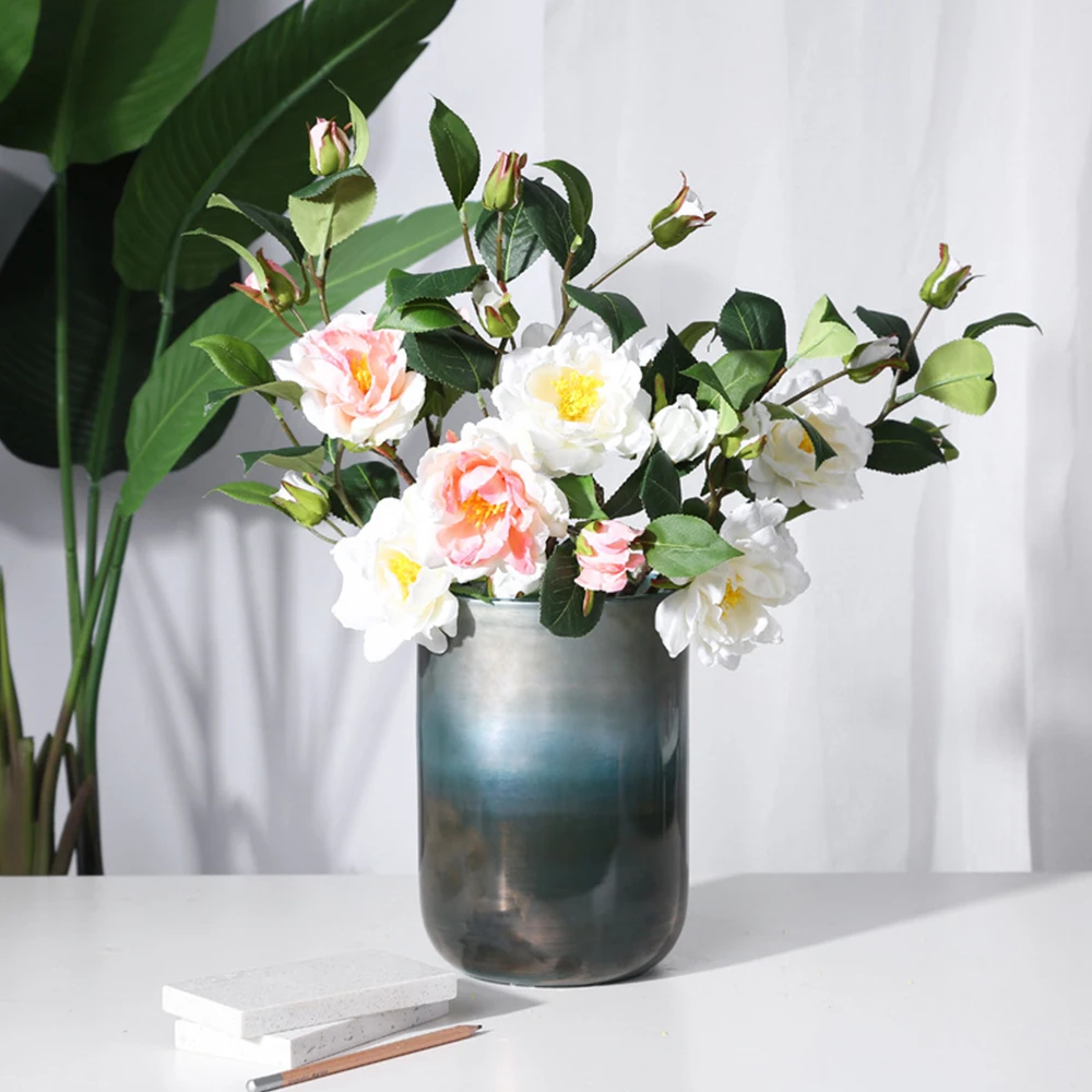 Искусственный цветок одинарной камелии гардении Скандинавская чайная роза в