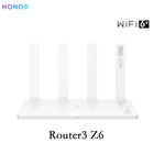 Huawei Honor Z6 беспроводной маршрутизатор Wi-Fi 6 + двухъядерный 1,2G ЦПУ 2,4 г 5G Band 3000 Мбитс 4 антенны с высоким коэффициентом усиления шире Wi-Fi 6 Plus ретранслятор