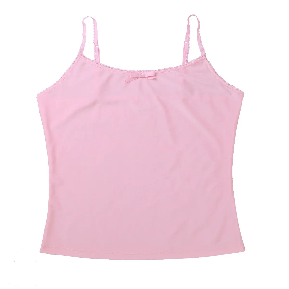 Men Pyjamas Sexy Sleepwear Lingerie Adjustable Straps Pink Camisole Tank Top Nightwear Sleep Tops Soft Pajama Homewear Underwear | Мужская