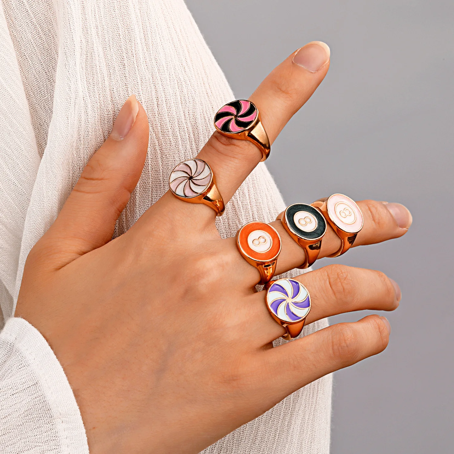 

Дизайнерские геометрические кольца золотого цвета для женщин, модные женские украшения