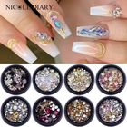 1 коробка 3D Стразы для ногтей камни смешанный цветные Переводные изображения с ногтей Изогнутый пинцет кристаллы для ногтей Дизайн ногтей дизайнерские украшения