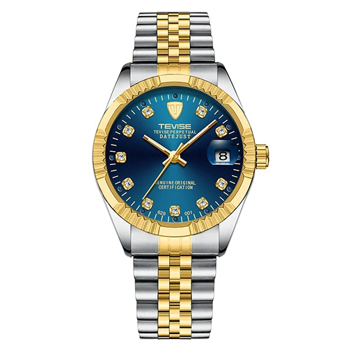 Мужские часы TEVISE автоматические механические из нержавеющей стали