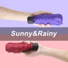 Мини-зонт складной с защитой от ветра и УФ-лучей